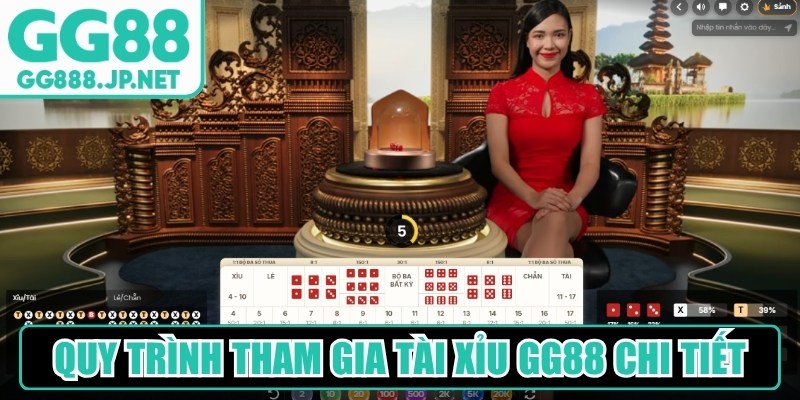 Quy trình tham gia Tài xỉu GG88 chi tiết, dễ thao tác