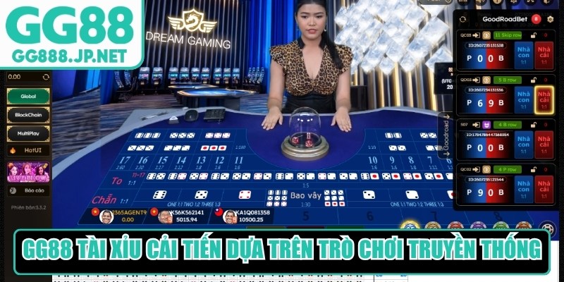 GG88 Tài xỉu được cải tiến dựa trên nền tảng của trò chơi Sicbo truyền thống