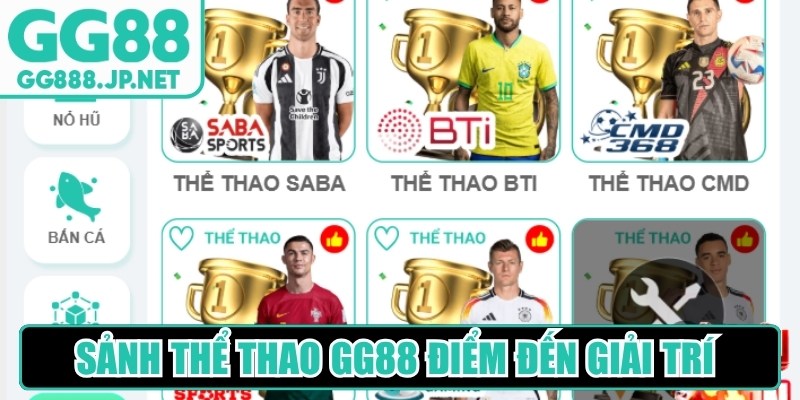 Sảnh thể thao GG88 l&agrave; điểm đến giải tr&iacute; v&agrave; c&aacute; cược online h&agrave;ng đầu